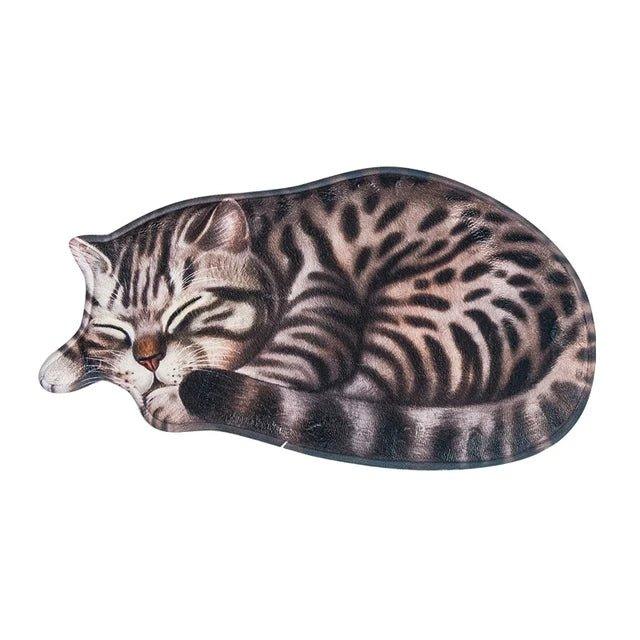 Cartoon Cat Rug - Feline Fancy