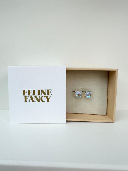 Cats Eye Cat Earrings - Feline Fancy