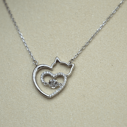 Cupid Cat Necklace - Feline Fancy