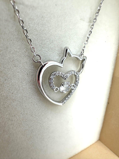 Cupid Cat Necklace - Feline Fancy