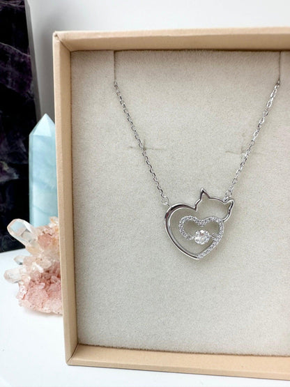 Cupid Cat Necklace - Feline Fancy