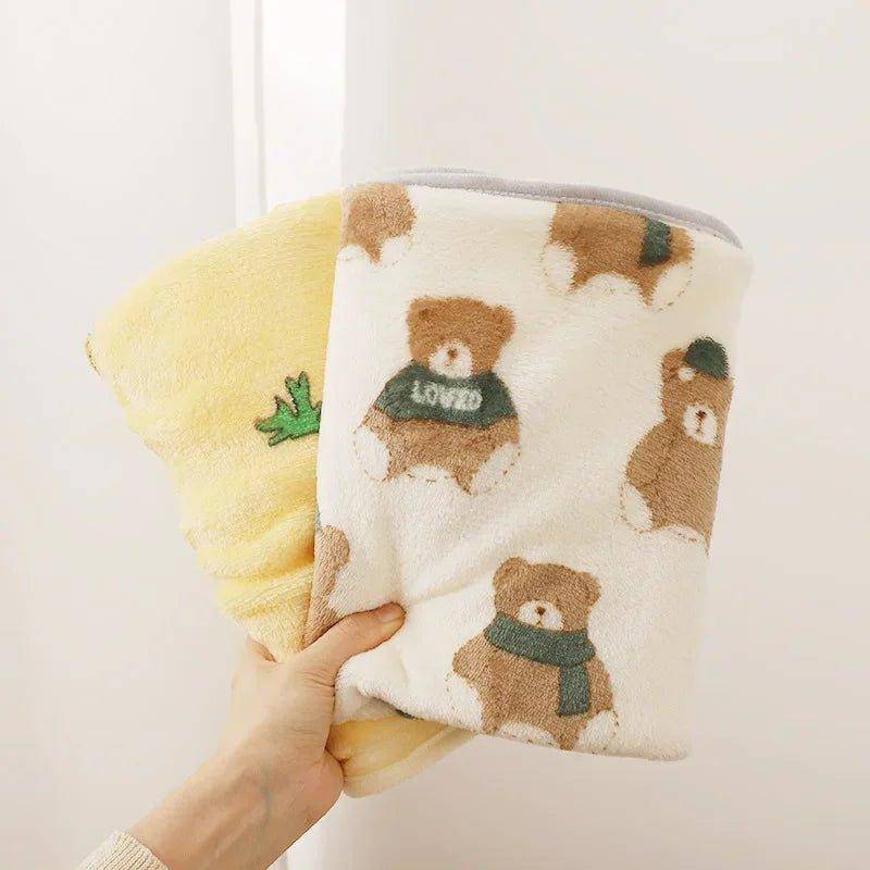 The Cute Cat Blanket combines comfort with whimsy, offering a soft, plush fabric to keep you warm