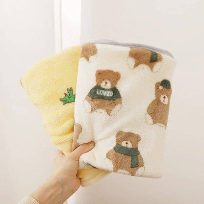 The Cute Cat Blanket combines comfort with whimsy, offering a soft, plush fabric to keep you warm