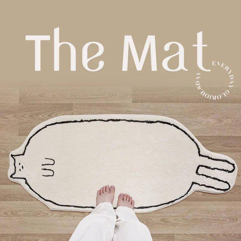 The Fat Cat Rug combines comfort with a cute, vibrant cat design, making it a perfect addition to any room