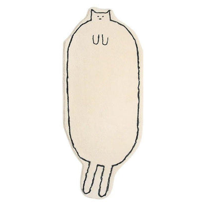 Crafted with soft, durable materials, the Fat Cat Rug is both a functional and delightful accent for your home