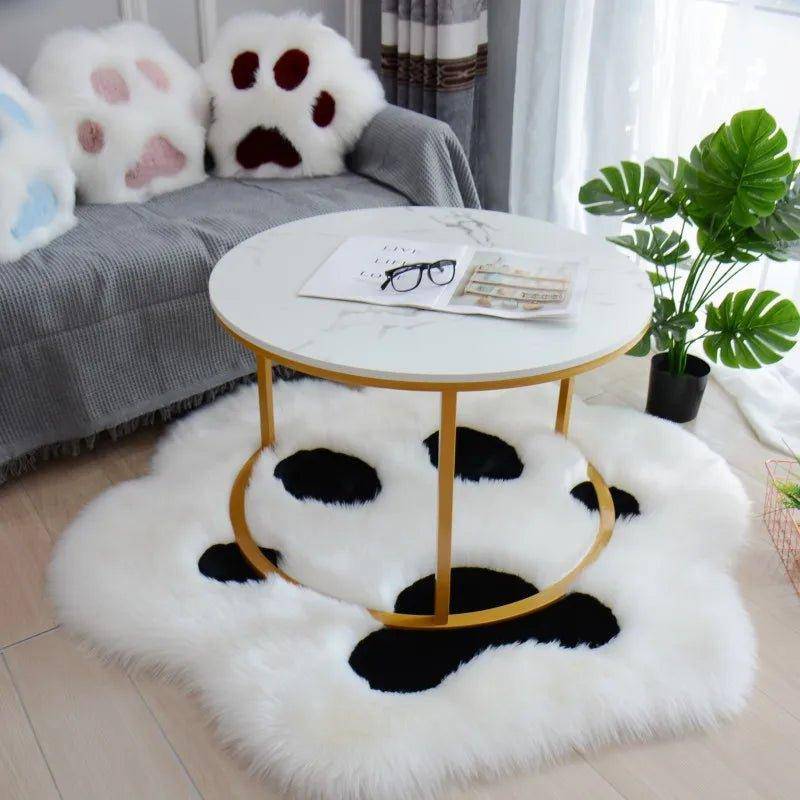 Cat Paw Rug featuring a cute and whimsical cat paw print design, perfect for adding charm to any room