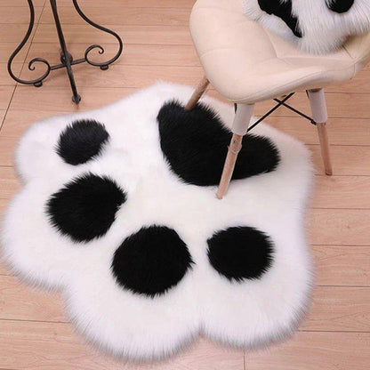 The Cat Paw Rug combines comfort with an adorable cat paw motif, making it a great addition to any cat lover's home