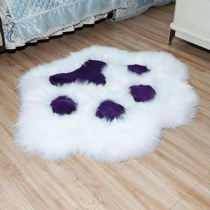 The Cat Paw Rug is an ideal choice for those looking to add a little bit of fun and feline flair to their home décor