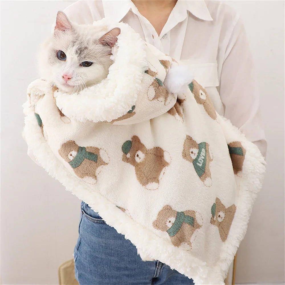 The Sphynx Cat Blanket combines comfort and style, providing a soft, cuddly blanket with a fun, cat-inspired design