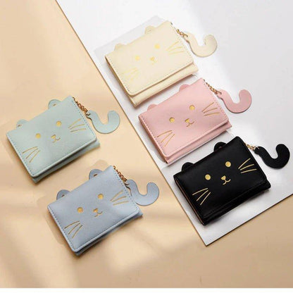 Crafted with high-quality materials, the Cat Face Purse is durable and stylish