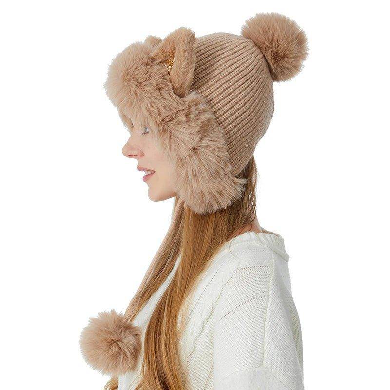 Crafted with high-quality materials, the Knitted Cat Hat is both functional and fun, ideal for colder weather