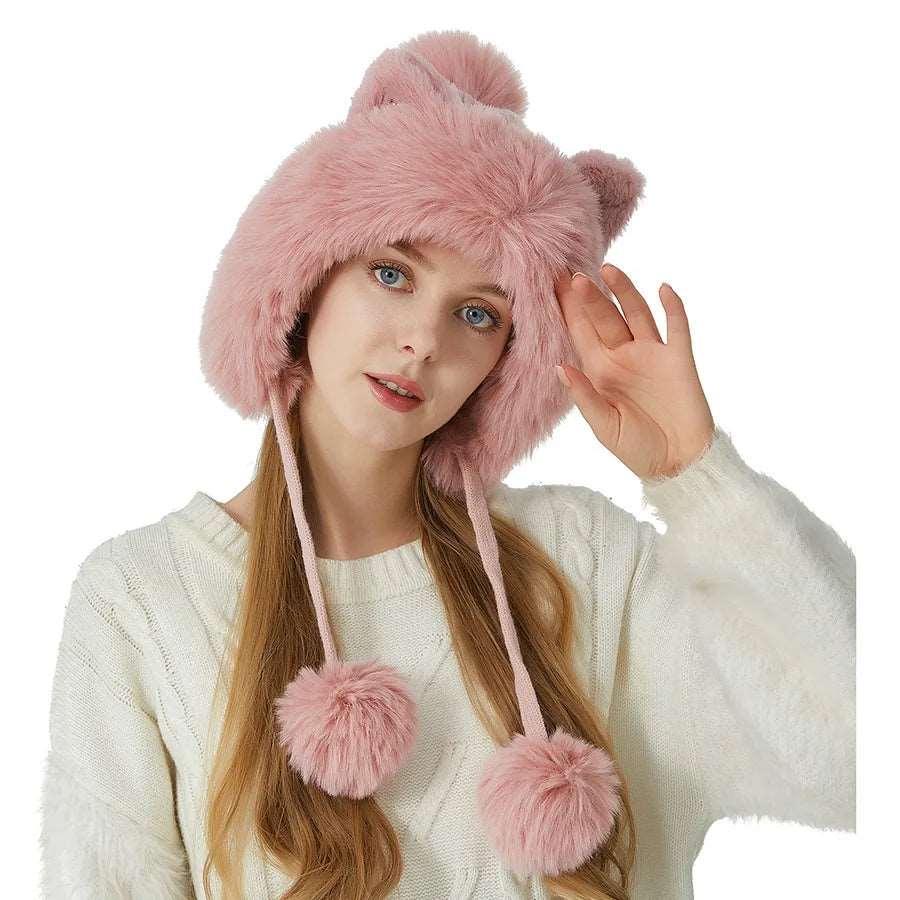 Show off your love for cats while staying warm with this charming and snug Knitted Cat Hat