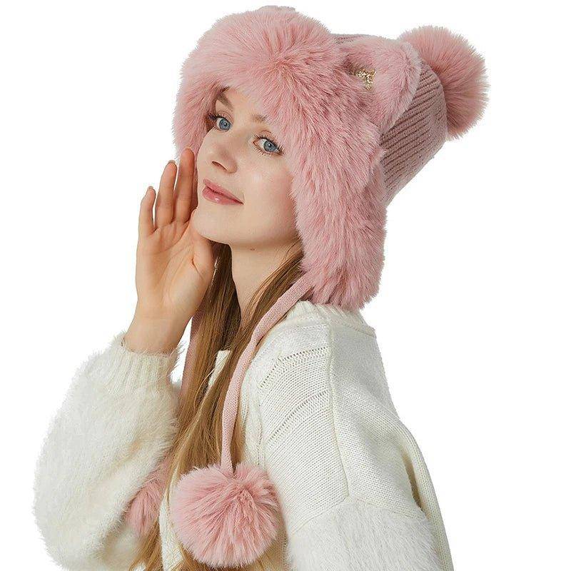 Knitted Cat Hat designed with a cozy fit and cute cat ears, adding a fun and unique twist to your winter accessories