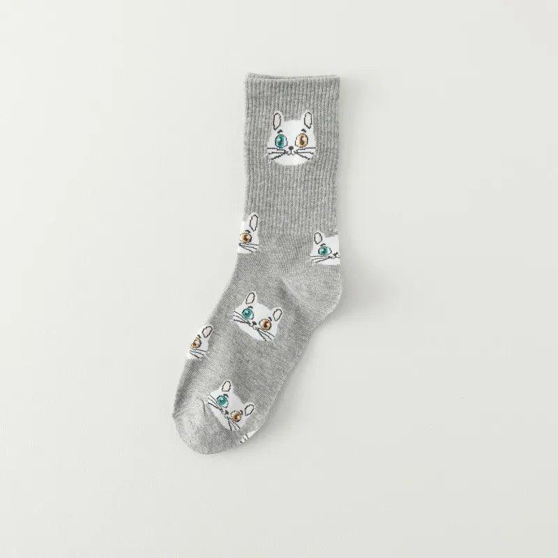 Cute Cat Socks designed to showcase your love for cats while adding personality to your everyday outfit