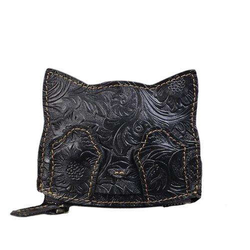 The Leather Shy Cat Purse makes a thoughtful gift for cat enthusiasts, combining elegance with feline charm