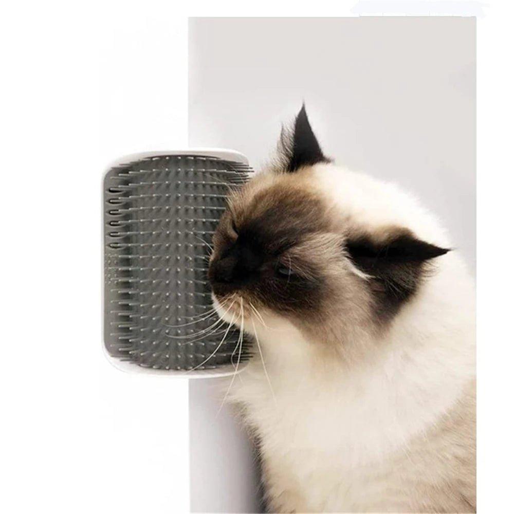 Crafted from durable materials, the Self Groom Cat Comb is easy to install and provides long-lasting use