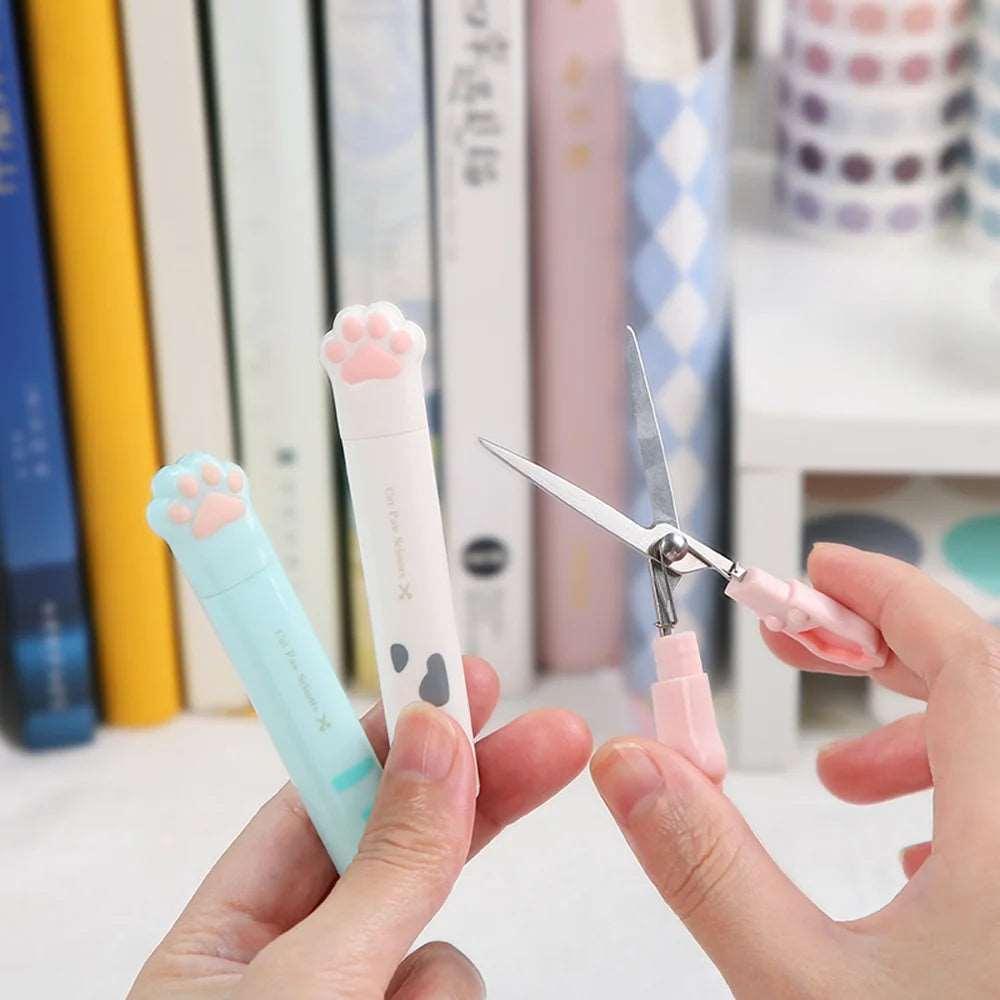 Cat Paw Scissors featuring a fun, playful design with cat paw-shaped handles for a unique and charming look