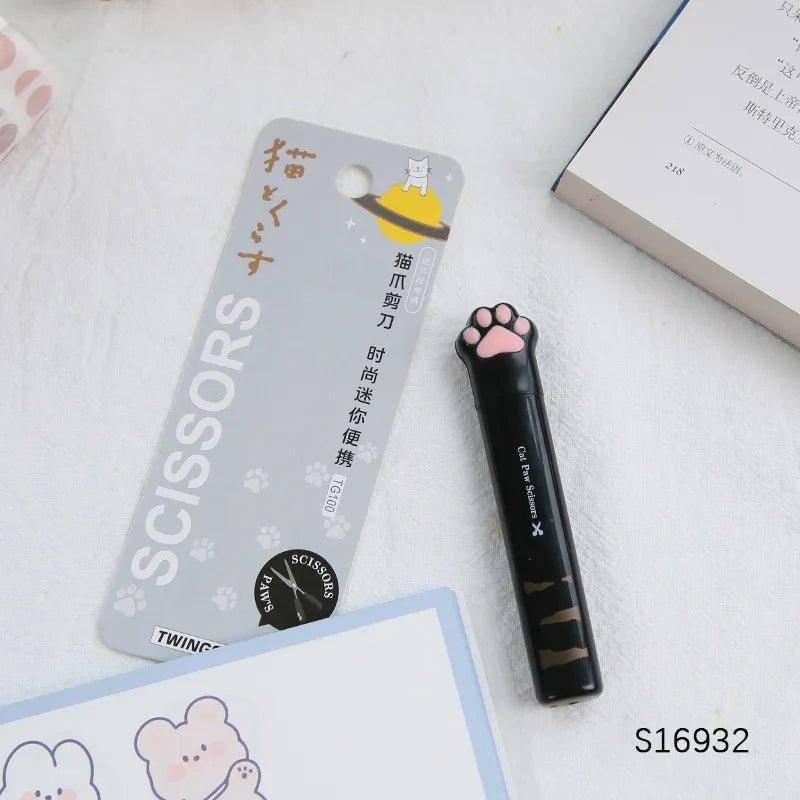 Perfect for cat lovers, the Cat Paw Scissors make a delightful addition to any stationery collection