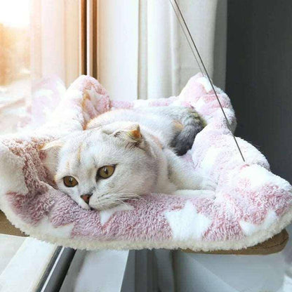 Perfect for apartments or small spaces, the Cat Window Bed offers your cat a sunny resting spot without taking up floor space