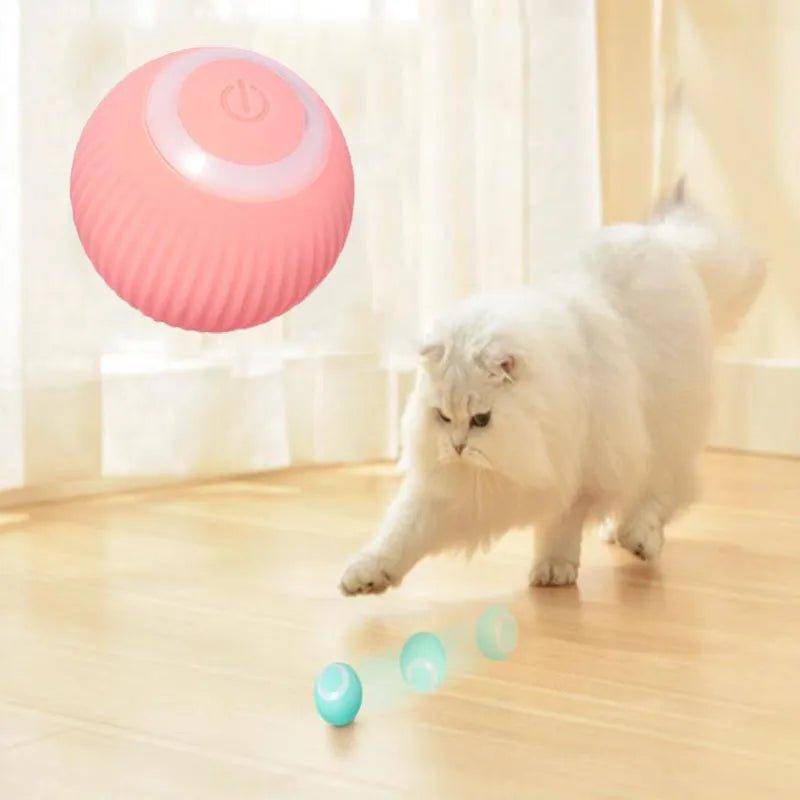 The Interactive Cat Toy combines motion and unpredictability, encouraging your cat to chase, pounce, and bat