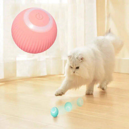 The Interactive Cat Toy combines motion and unpredictability, encouraging your cat to chase, pounce, and bat