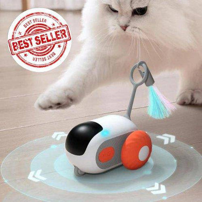 Remote Control Cat Toy featuring interactive movement that allows you to control the playtime fun for your cat