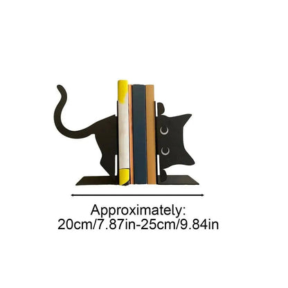 Adorable Black Cat Bookends, a thoughtful gift for cat lovers and readers.