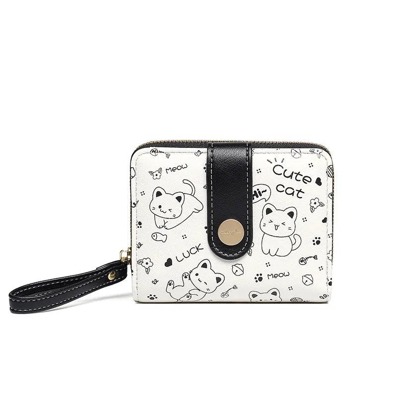 The Lucky Cat Purse features vibrant details and lucky symbols, making it a standout accessory