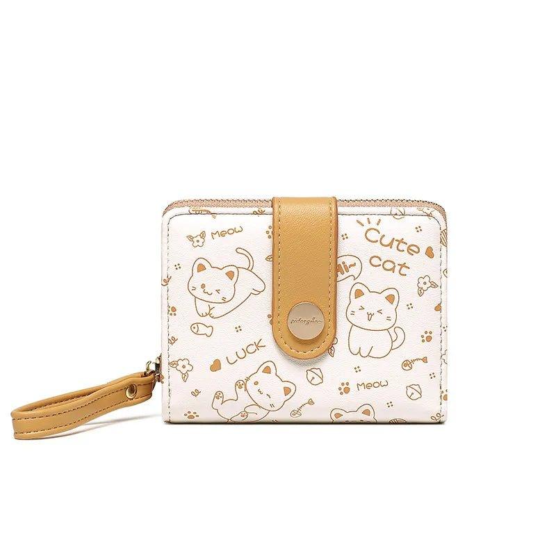 Lucky Cat Purse featuring a charming design with a traditional lucky cat motif for a whimsical touch