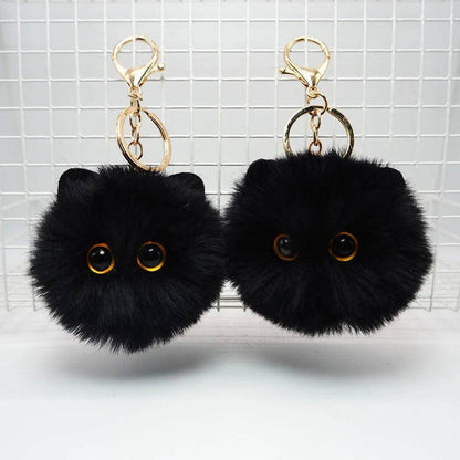 Black Cat Keychain designed as a fun accessory for cat lovers and collectors