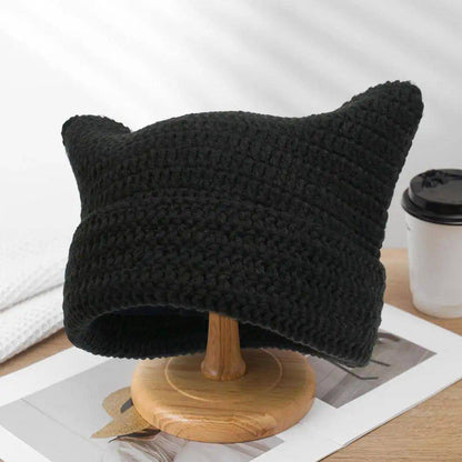 The Snuggle Cat Hat is a fun and functional accessory, combining warmth with a quirky cat theme for all-day comfort