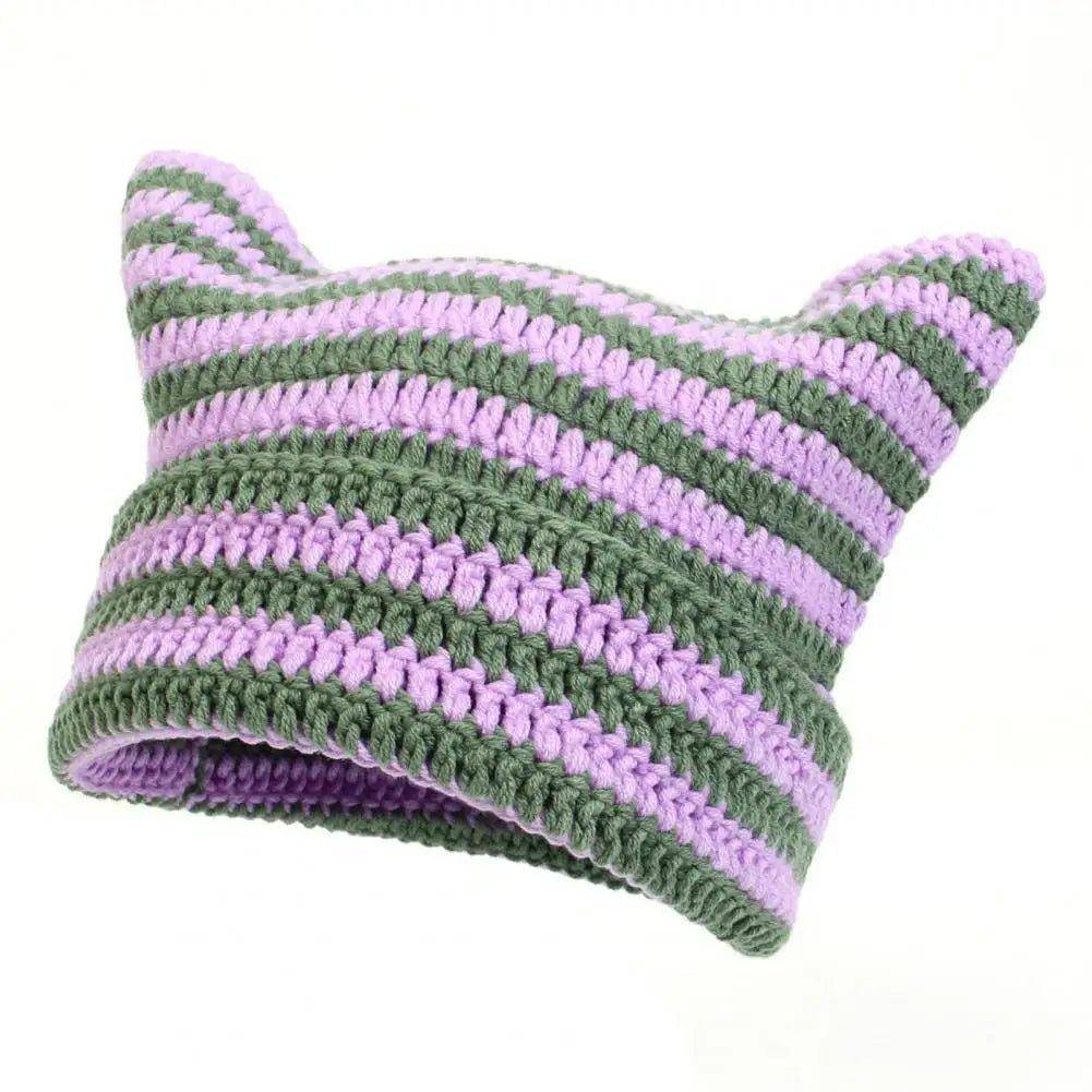 Snuggle Cat Hat ideal for casual wear, lounging, or adding a playful touch to your cold-weather outfits