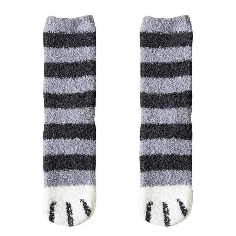 Show off your love for cats with these adorable and practical Cat Paw Socks