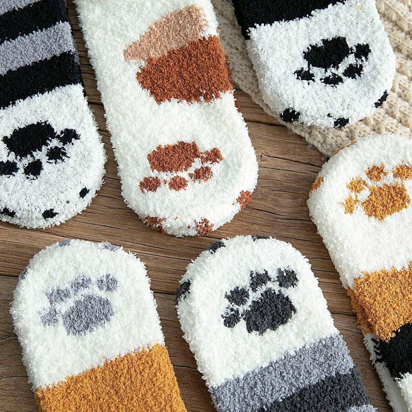 Cat Paw Socks designed to bring a fun, feline-inspired twist to your wardrobe while providing comfort