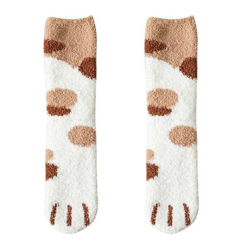 These Cat Paw Socks are a must-have for any cat enthusiast looking to add a little extra charm to their footwear collection