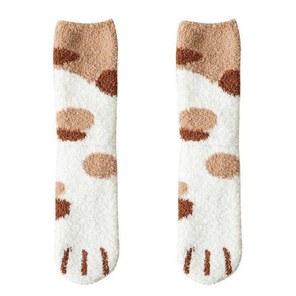 These Cat Paw Socks are a must-have for any cat enthusiast looking to add a little extra charm to their footwear collection