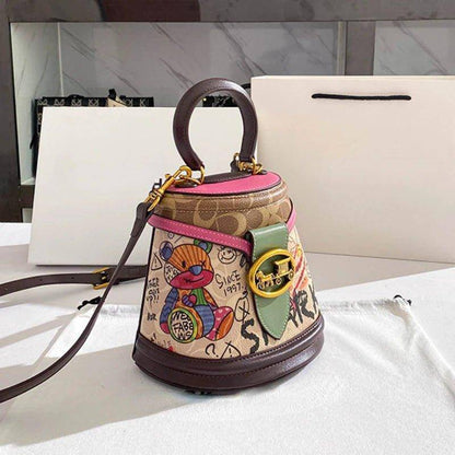 Crafted with high-quality materials, the Graffiti Cat Handbag is both durable and fashion-forward