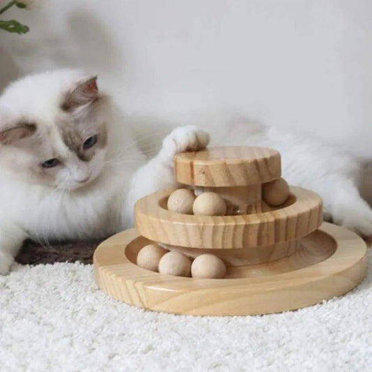 Wooden Cat Toy featuring a durable, eco-friendly design with fun, interactive elements to keep your cat engaged