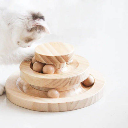 Crafted from safe, sustainable materials, the Wooden Cat Toy offers long-lasting entertainment for your feline