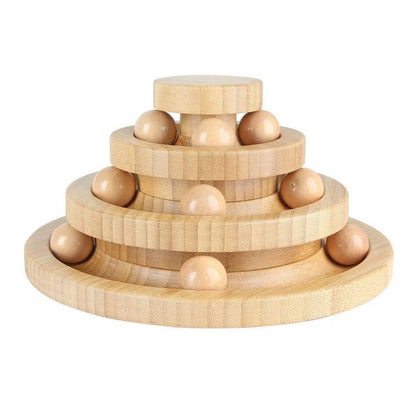 Wooden Cat Toy designed to combine simplicity and fun, making it a great addition to your cat’s collection of toys