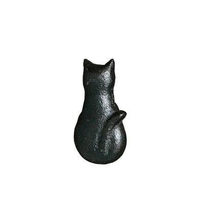 Charming Black Cat Door Knobs, perfect for adding a playful touch to your home décor.