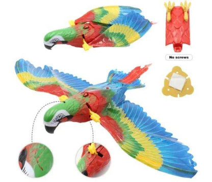 The Flying Bird Cat Toy combines realistic movements with a fun design, encouraging your cat to pounce and chase