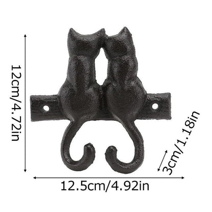 Unique Black Cat Garden Hooks to add a playful touch to your outdoor space.