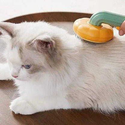 Add a seasonal touch to your cat’s grooming routine with the charming Pumpkin Cat Brush