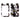 Lightweight Black Cat Credential Holder with a convenient neck strap for easy wear.