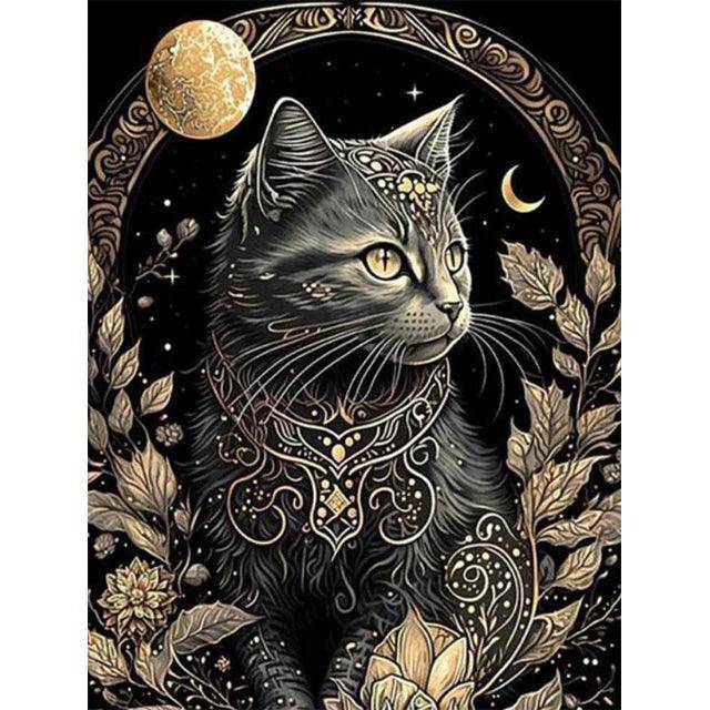 Personalize your space with a handcrafted piece made using the Black Cat Mosaic Kit