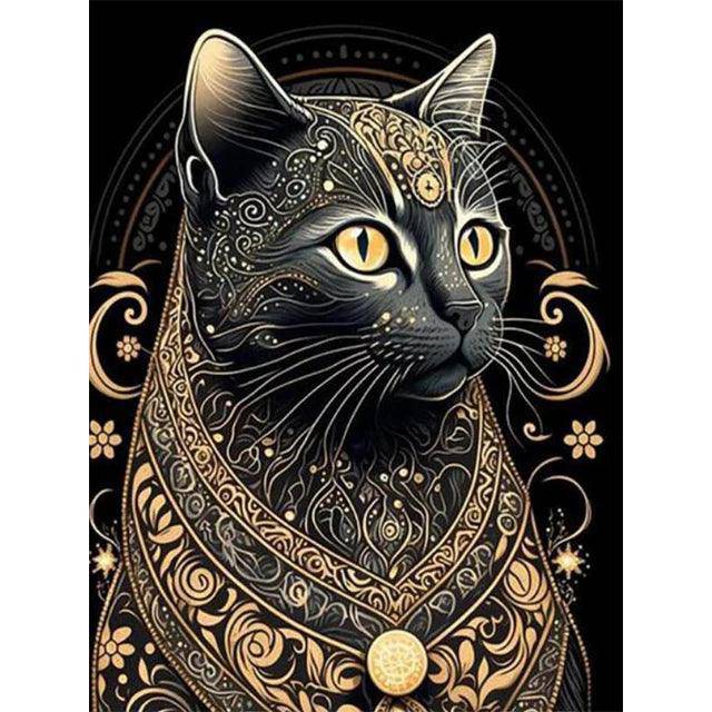 Enjoy hours of crafting fun with this unique and engaging Black Cat Mosaic Kit