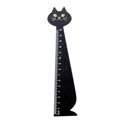 Make measuring tasks more fun with the unique and charming Wooden Cat Ruler, a must-have for cat enthusiasts