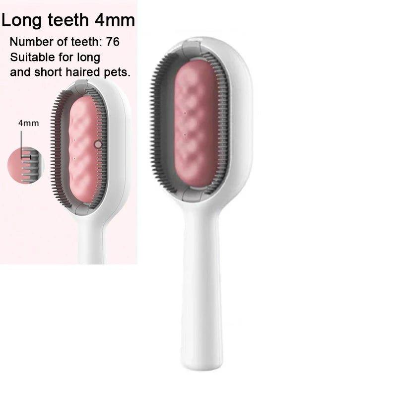 Pet Hair Removal Comb designed to reach deep into the fur, effectively removing stubborn hair without causing discomfort