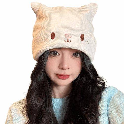 Cartoon Cat Ears Hat featuring a playful and colorful design with cartoon-style cat ears for a fun, whimsical look